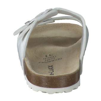 Leone Pantolette in silber
