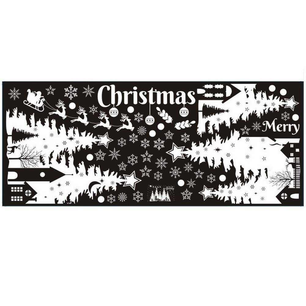 Fenstersticker Weihnachtsaufkleber Dekorative Weihnachtsbaum Aufkleber Weihnachten, Ronner UG