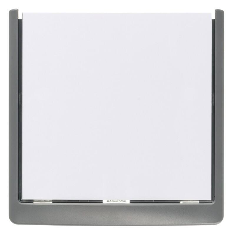 DURABLE Türschild Kunststoff Silber 14,9 x 14,85 cm