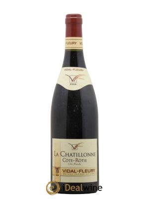 Côte-Rôtie la Chatillonne Côte Blonde Vidal Fleury  2009 - Lot de 1 Bouteille