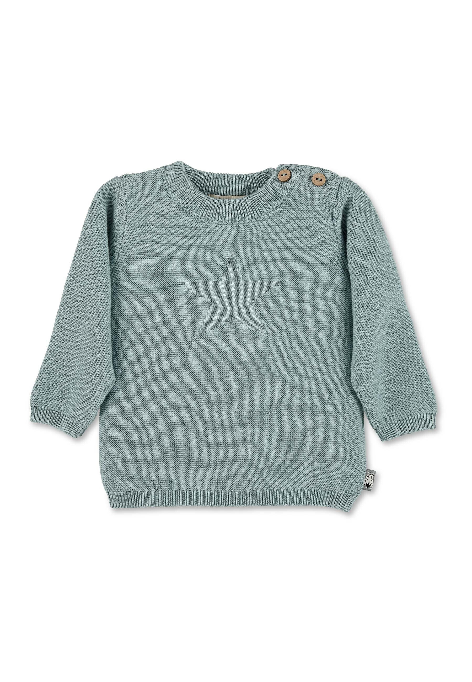 Sterntaler® Langarmshirt GOTS Strick-Pullover Stern (1-tlg)