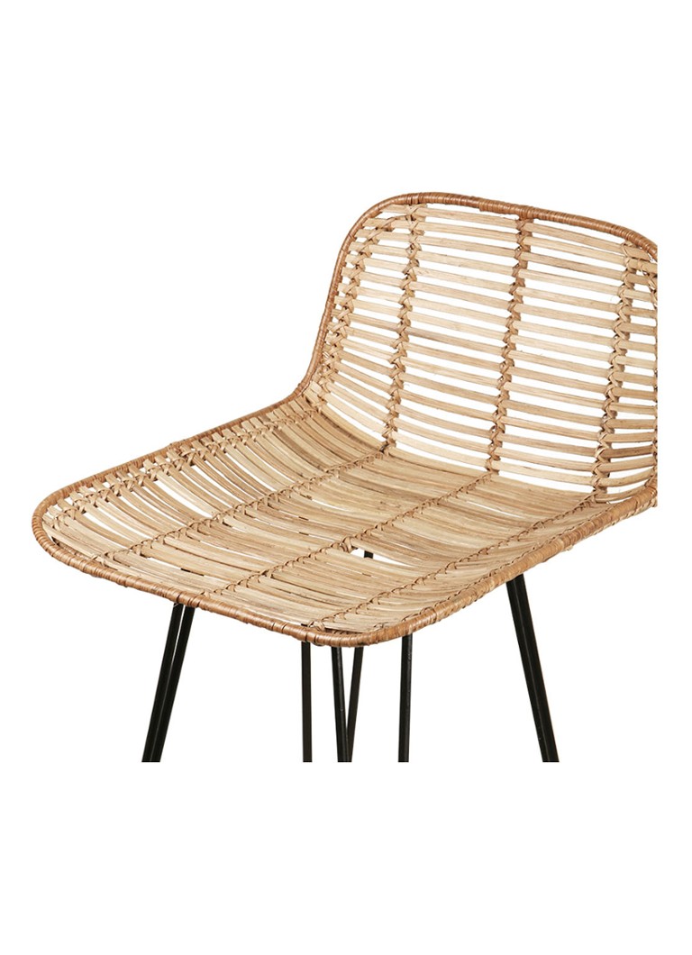 Banqueta de bar em rattan HKliving