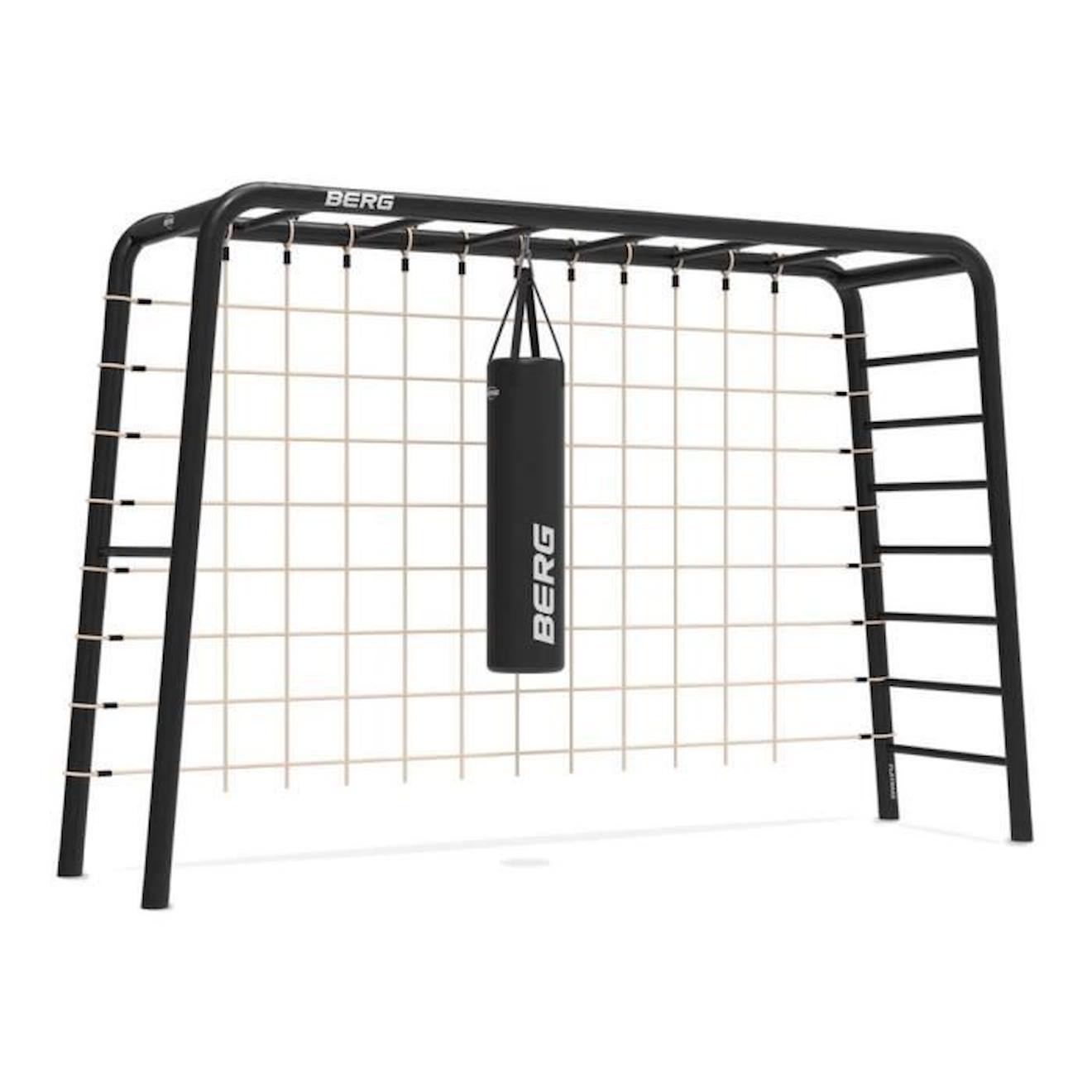 BERG Playbase Large TL (Filet à grimper L+Sac de boxe) noir