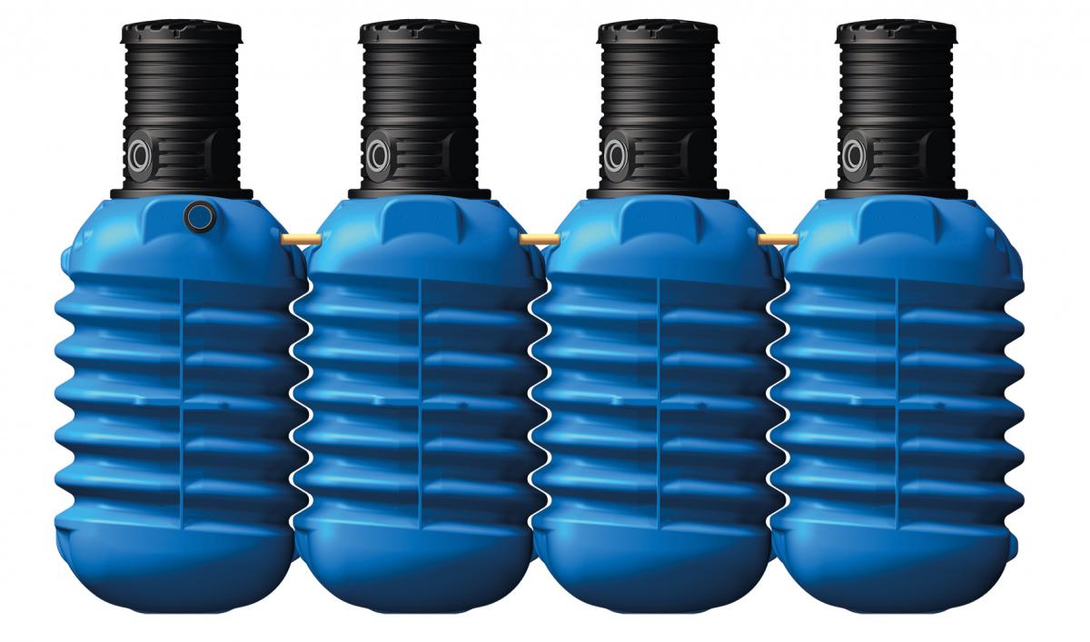 4rain MODULARIS Erdtank-Komplettpaket 10.000 L Haus-Premium