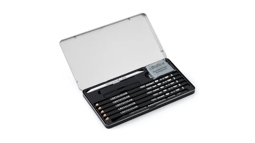 CRETACOLOR Deep black Drawing Set