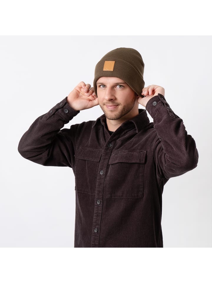 Occulto Winter Mütze Beanie Braun Label Purple günstig kaufen onesize