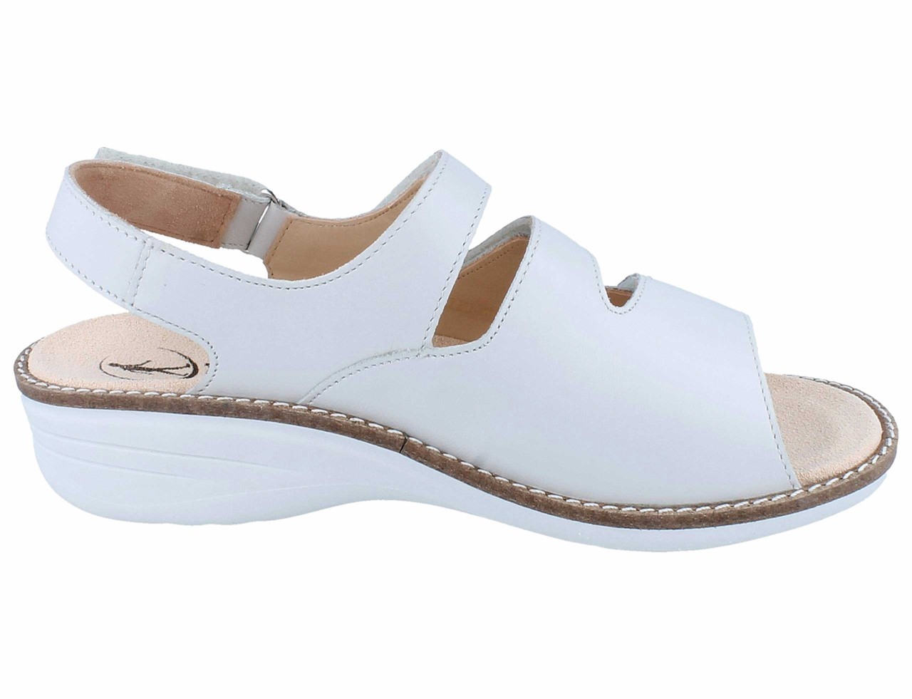 GANTER Komfort Sandalen weiss