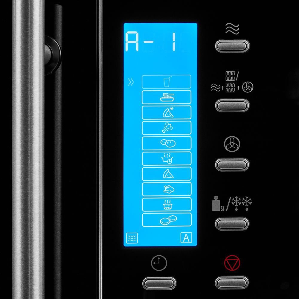 Medion® Mikrowelle MD 15501, Grill und Heißluft, Mikrowelle, 25 l, 10 Automatikprogramme