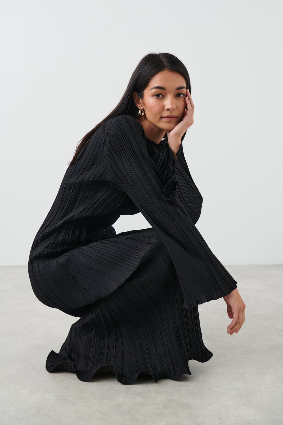 Pleated dress