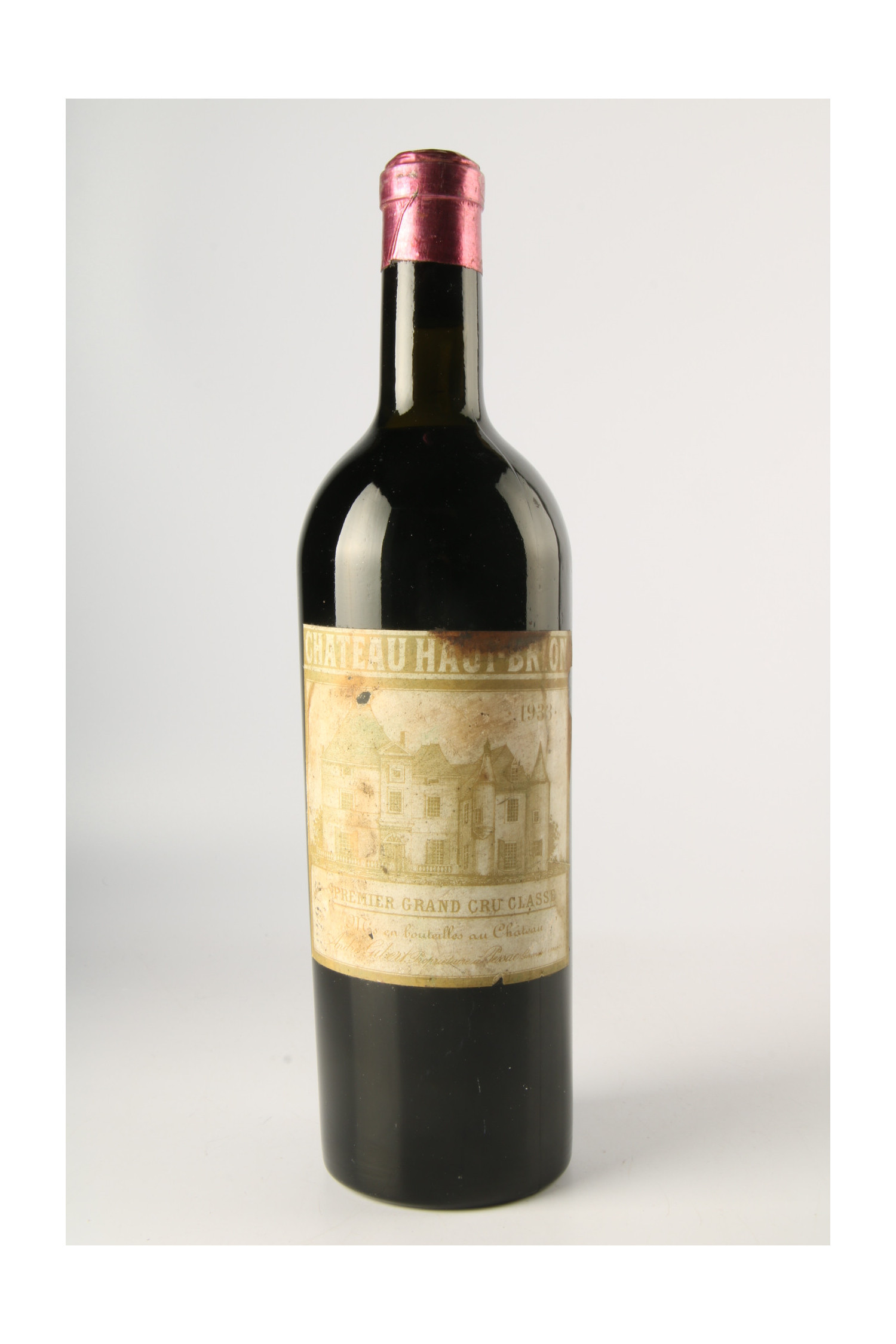 Château Haut Brion 1933, Pessac Leognan