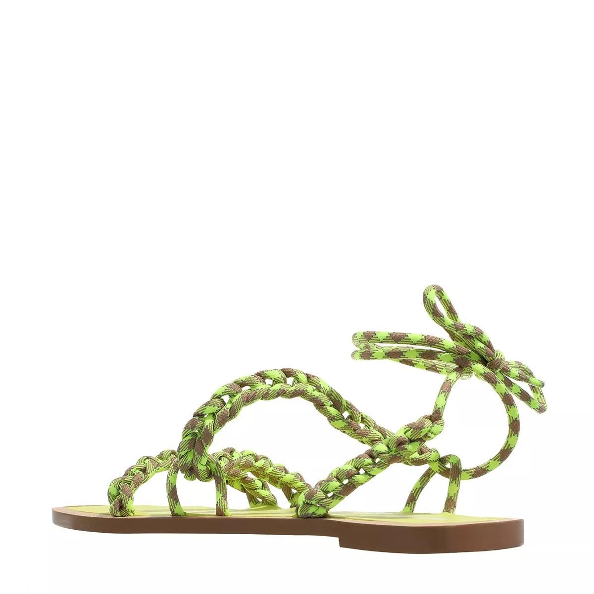 MSGM Riemchen Sandalen gelb Sandale