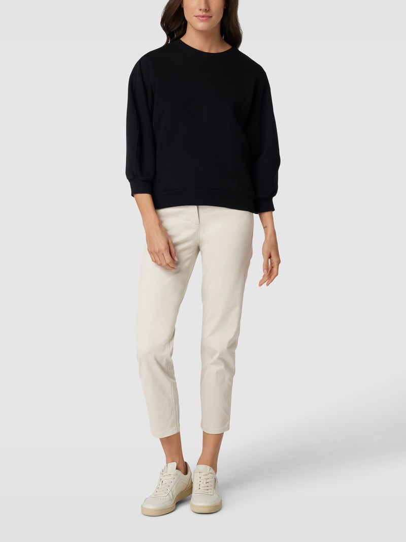 Jeans mit geradem Schnitt in sand