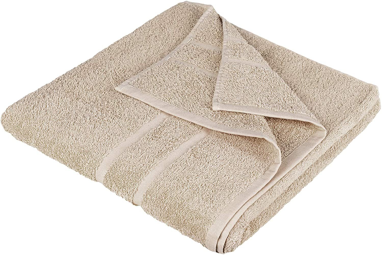 StickandShine Handtuch 2er Set Premium Frottee Handtuch 50x100 cm in 500g/m² aus 100% Baumwolle (2 Stück), 100% Baumwolle 500GSM Frottee
