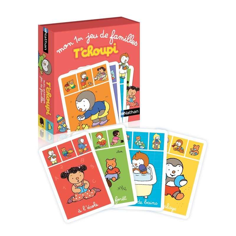 Jeu de 7 familles T'choupi Nathan