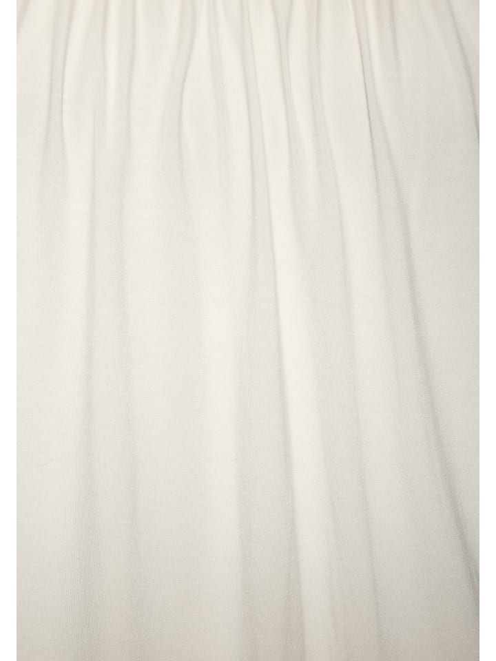 LASCANA Kurzarmshirt in creme günstig kaufen