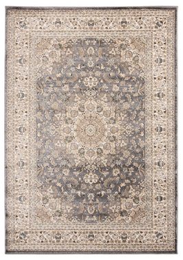 Orientteppich Oriente Teppich - Traditioneller Teppich Orient Grau, Mazovia, 60 x 100 cm, Geeignet für Fußbodenheizung, Pflegeleicht, Wohnzimmerteppich