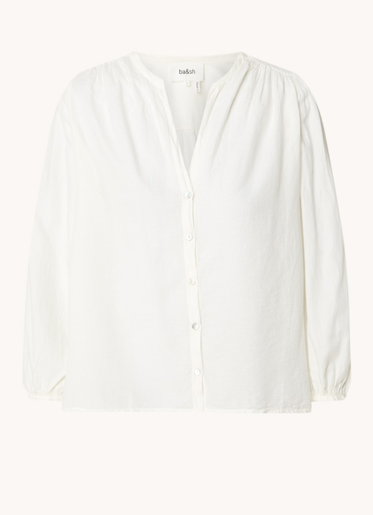 ba&sh Tara blouse with V-neck