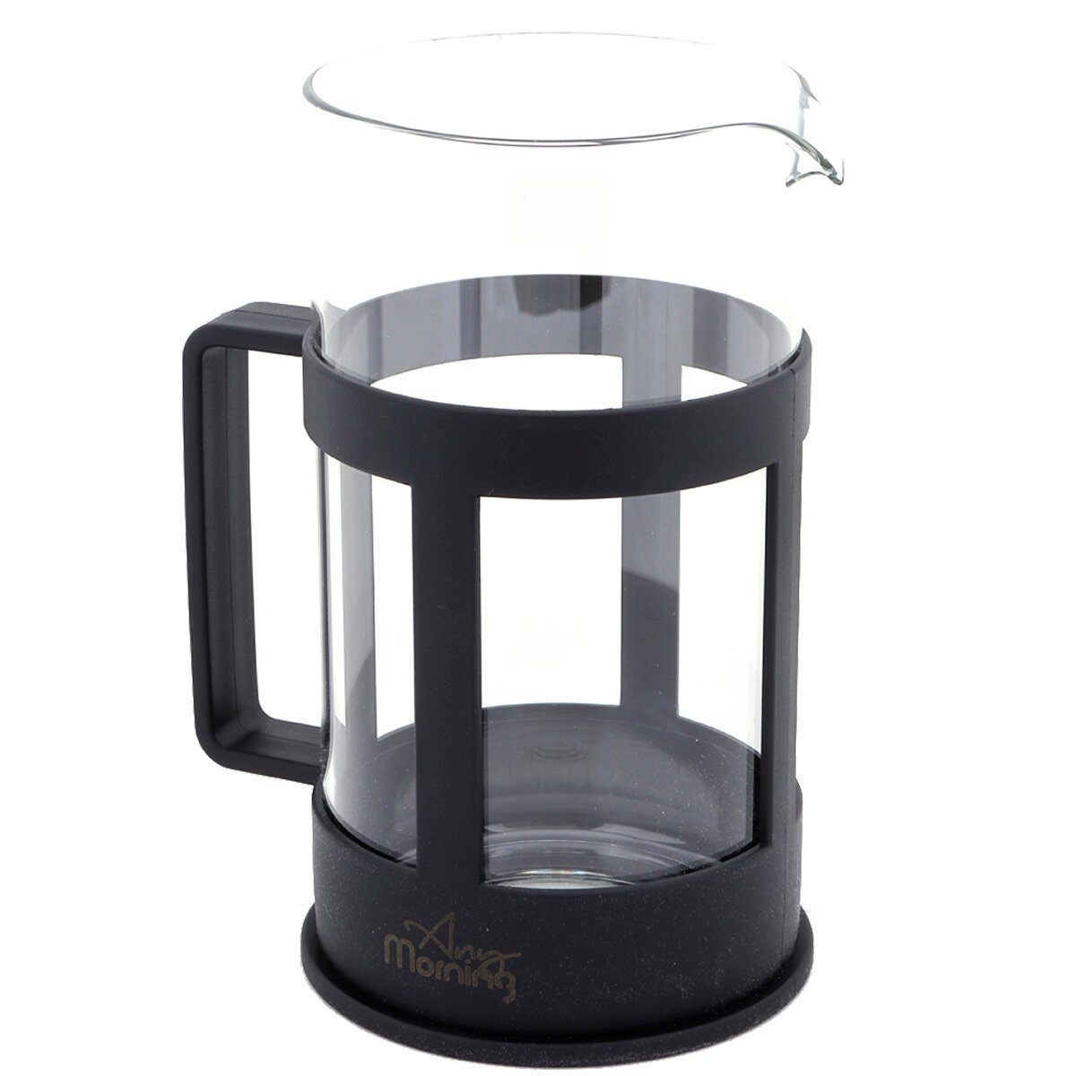 ANY MORNING French Press Kanne Any Morning FY04 French Press Kaffeebereiter, 350 Ml, Schwarz