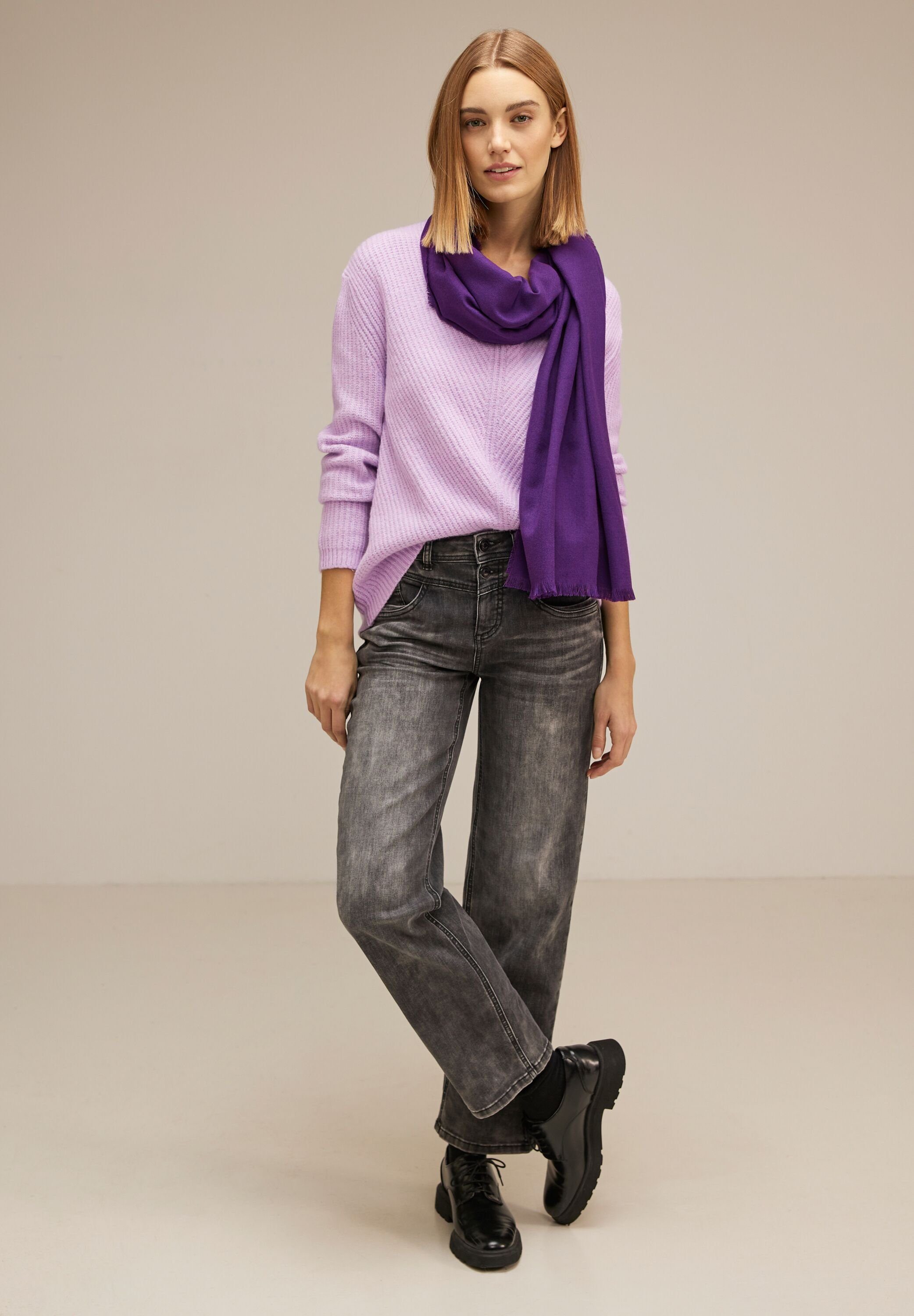 STREET ONE Schal, aus softem Materialmix