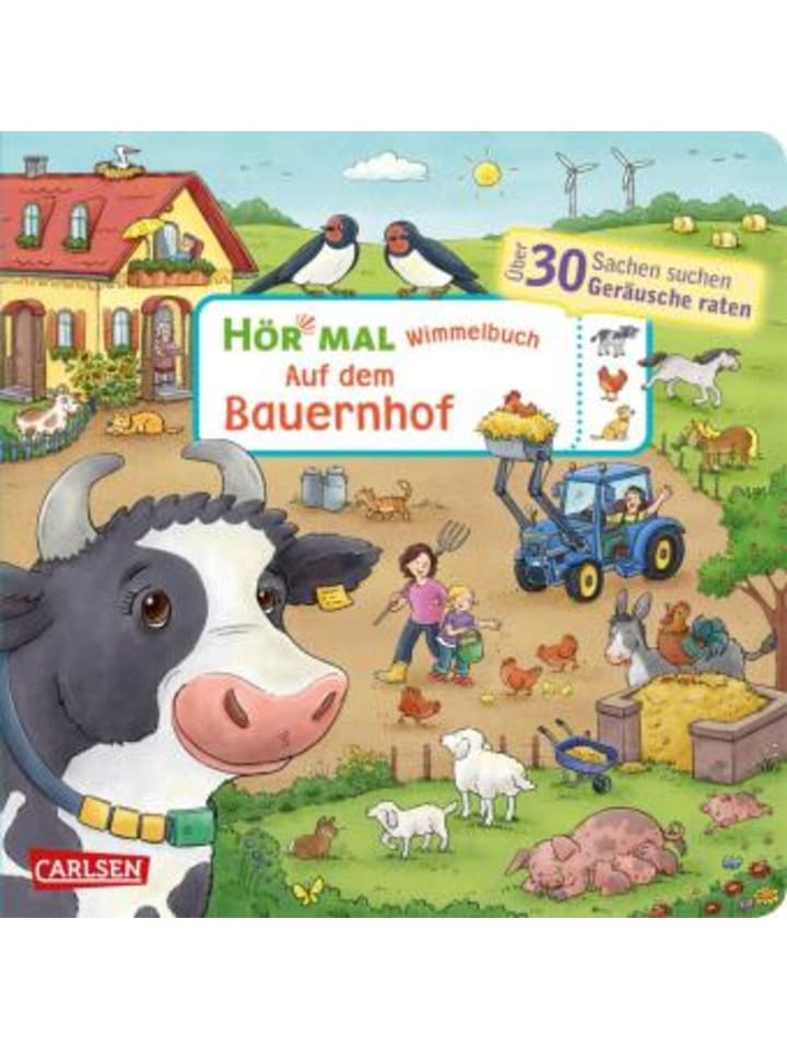 Carlsen Buch - Hör mal (Soundbuch): Wimmelbuch: Auf dem Bauernhof günstig kaufen onesize