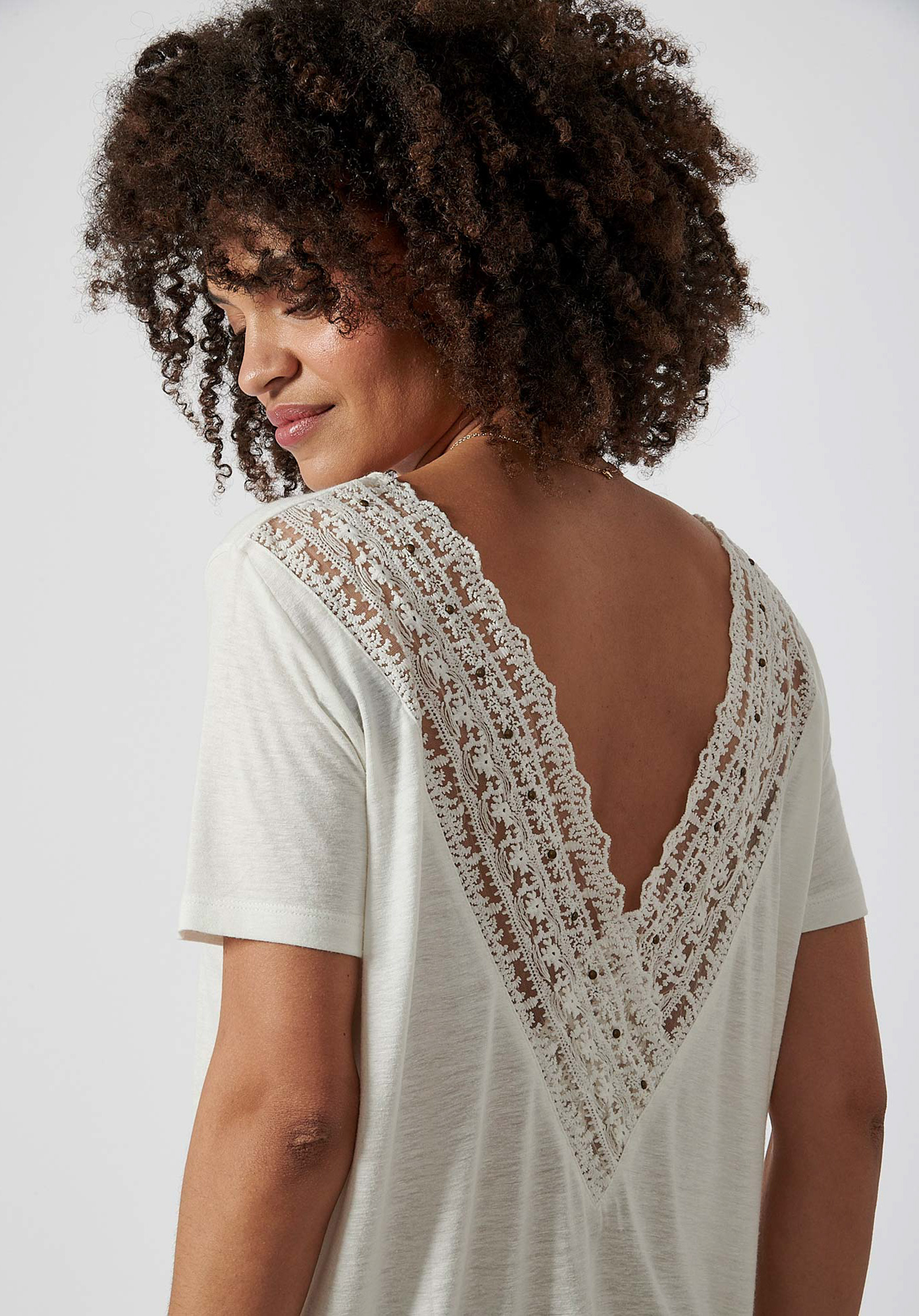 FILIP  T-shirt blanc femme