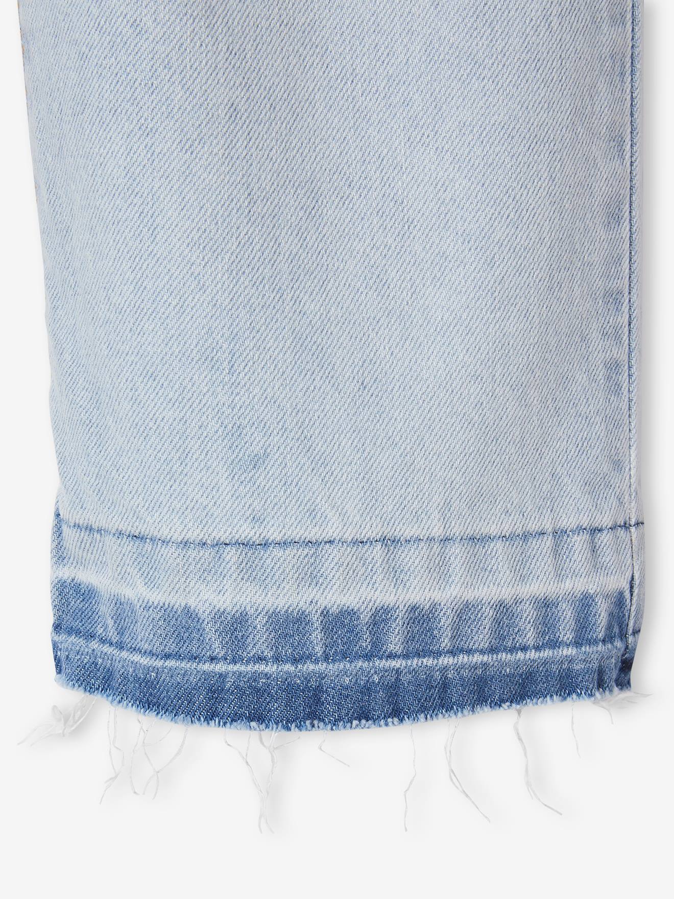 Vertbaudet Mädchen Flare-Jeans - anthrazit