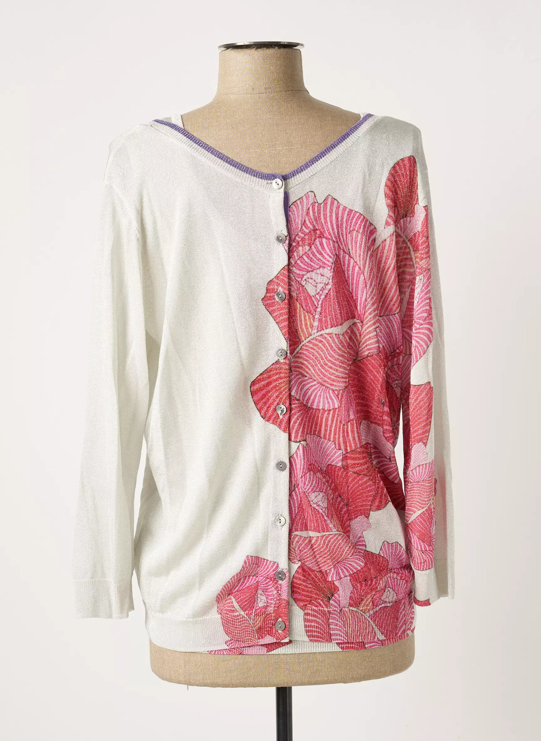 Jei S By Letizia Denaro Twinset Femme couleur gris