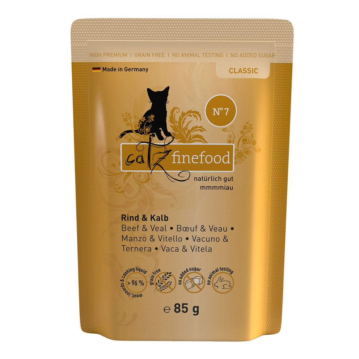 catz finefood - No. 7 Rind & Kalb 16x85g kaufen bei ZooRoyal