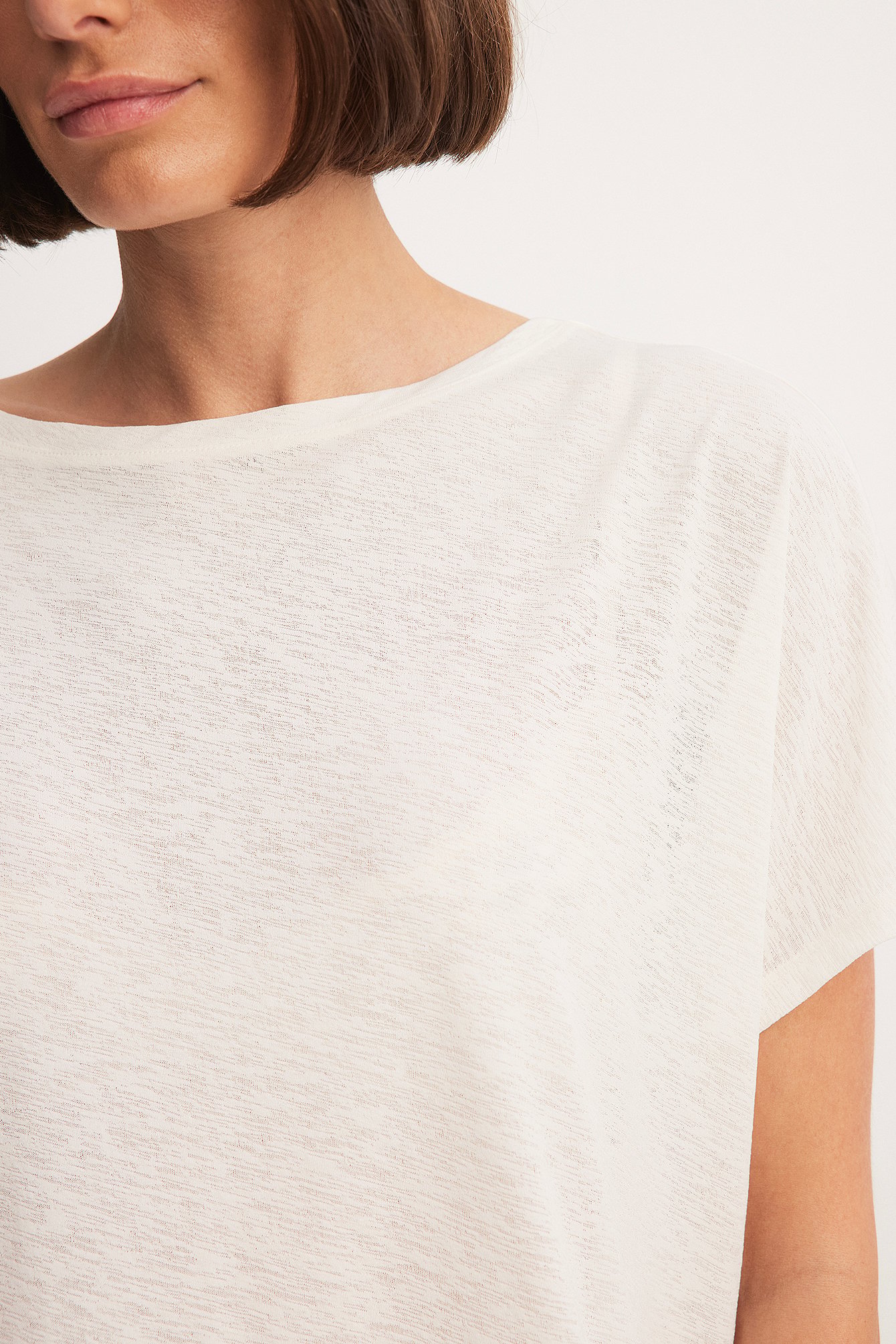 Sheer Kimono Sleeve T-shirt