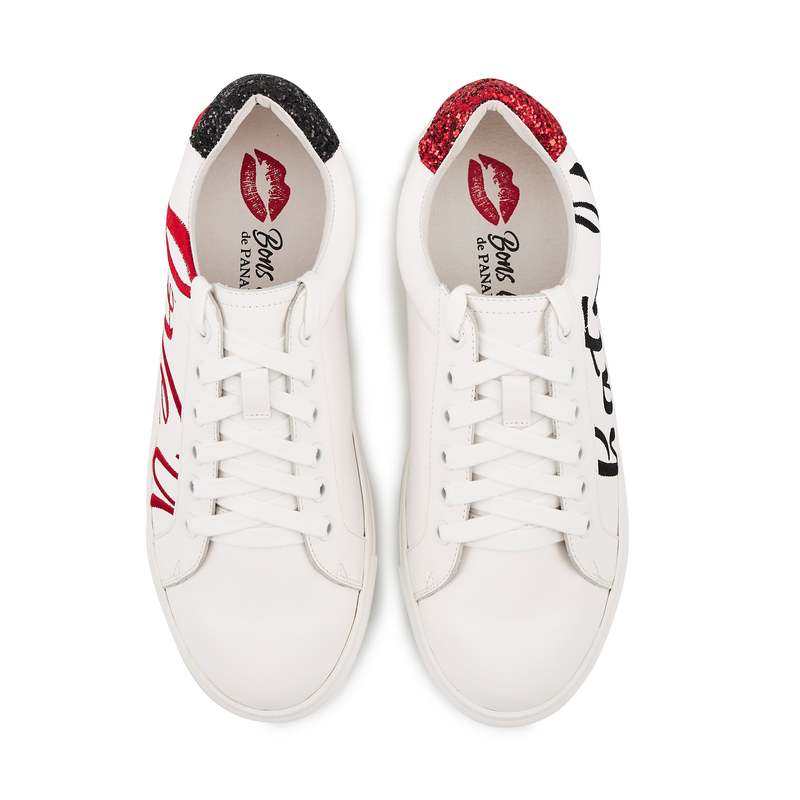 Baskets en cuir Simone love u/hate u