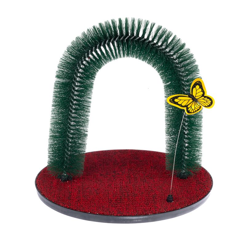 TIAKI Xmas Katzenmassagestation mit Schmetterling