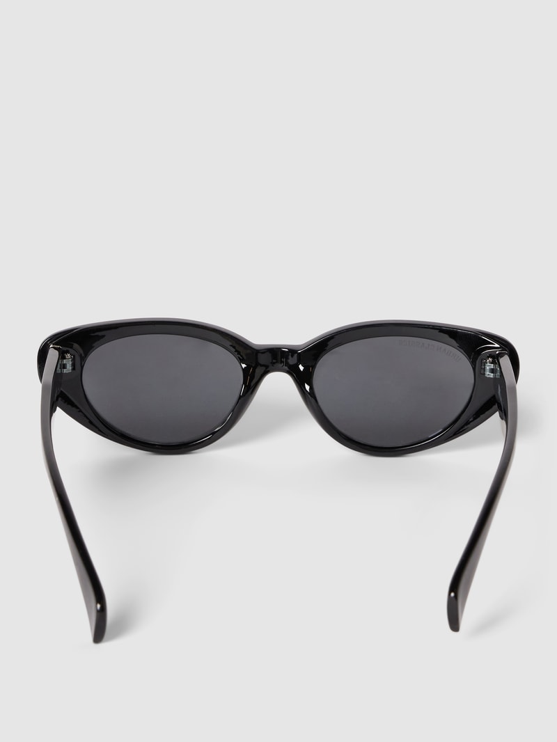 Sonnenbrille mit Animal-Print Modell 'Puerto Rico' in schwarz