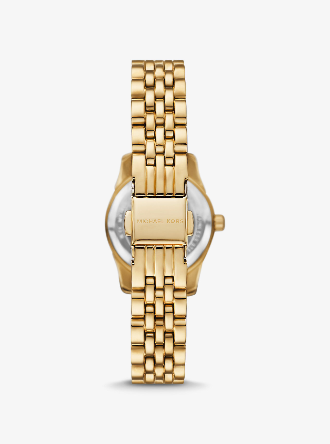 Petite Lexington Pavé Gold-Tone Watch - GOLD