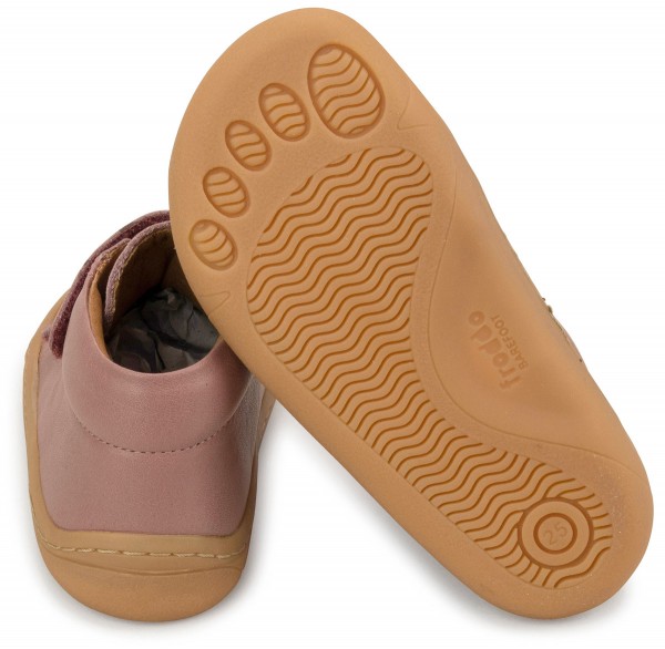 Froddo ~ First Step MidCut Klett Leder ~ Dark Pink