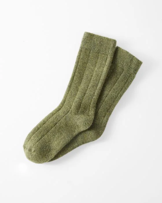 Chaussettes maille à côtes plates épaisse et chaude Thermolactyl