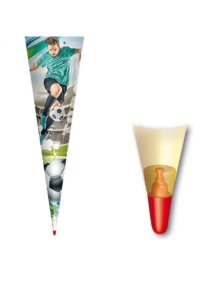 ROTH Schultüte groß Fußballstar 70 cm, Sound in Bunt günstig kaufen onesize