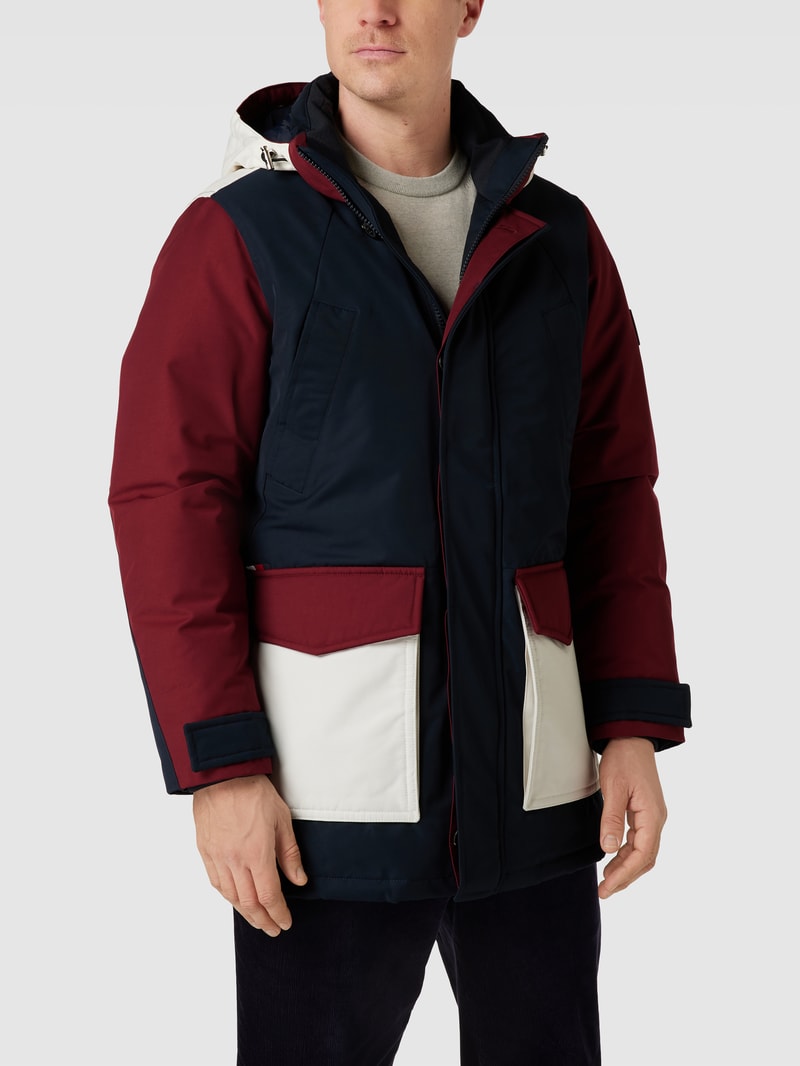 Daunenjacke mit Brusttaschen Modell 'ROCKIE' in blau