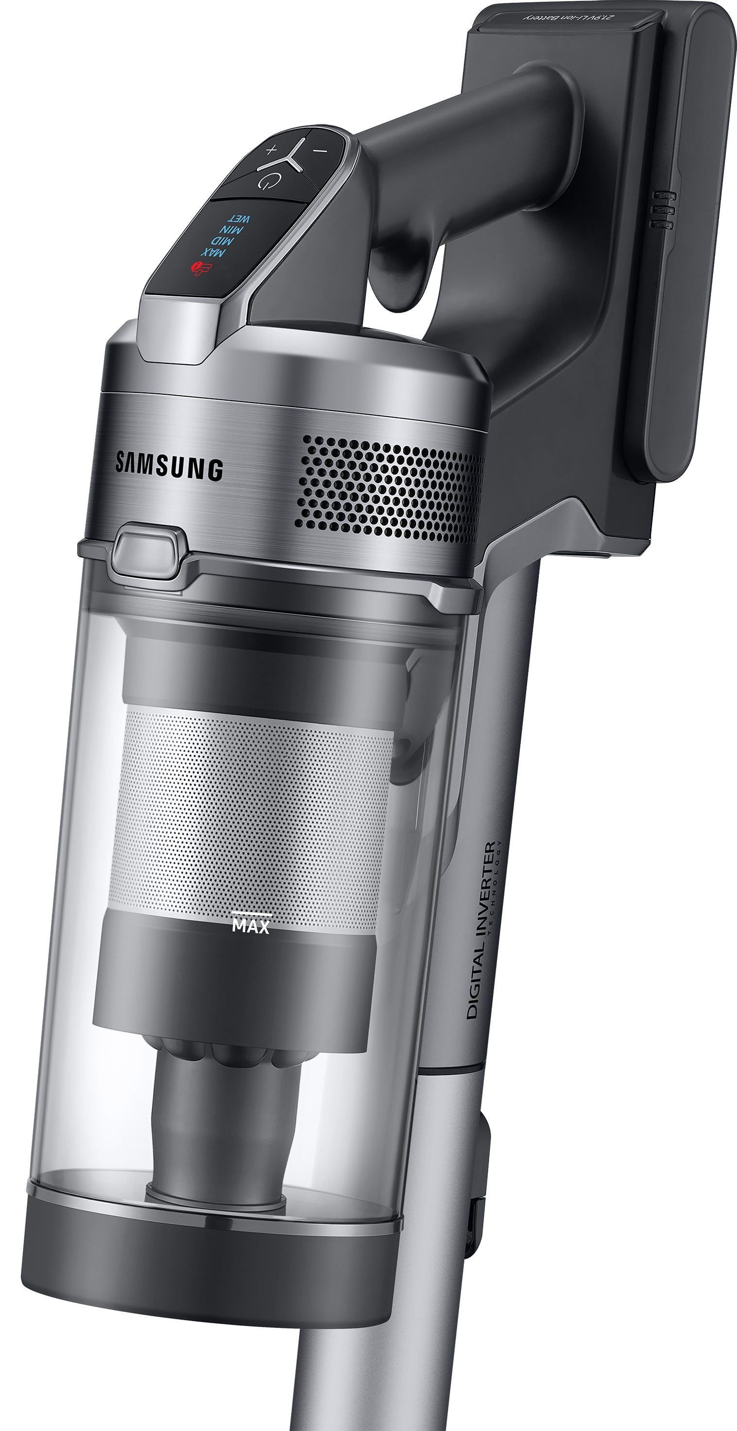 Samsung Akku-Stielstaubsauger Set bestehend aus Jet 75 complete, 550 W, beutellos, und Clean-Station VS20T7536P5/EG