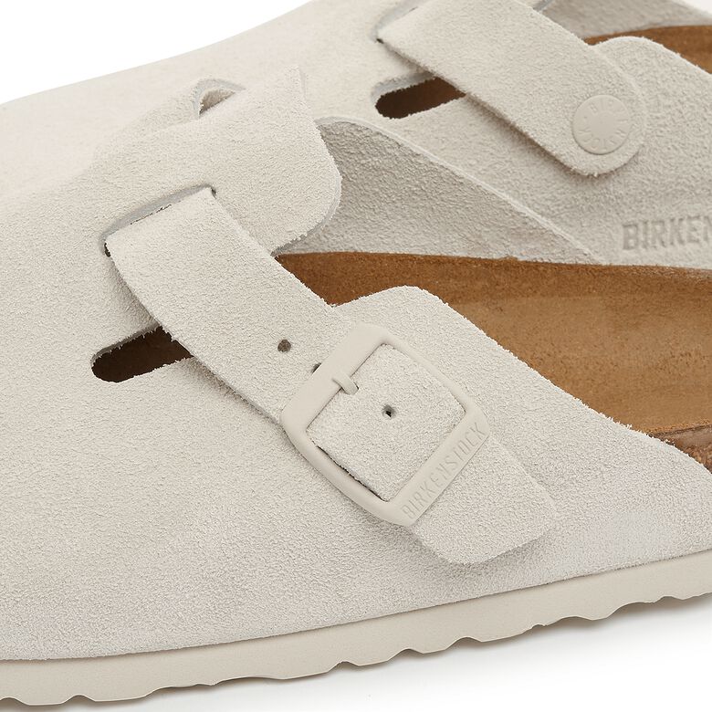 Birkenstock Wmns Boston VL (narrow) antique white