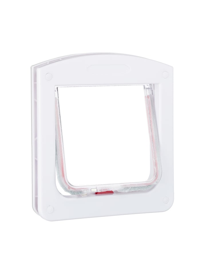 relaxdays Haustierklappe in Weiß - (B)20 x (H)22 cm günstig kaufen onesize