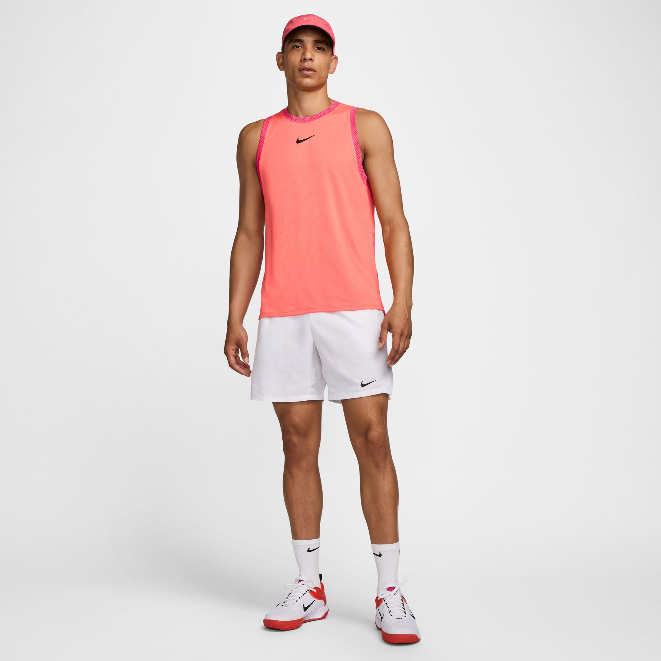 Dri-Fit Slam Alcaraz NY Tank-Top Herren - Orange, Pink