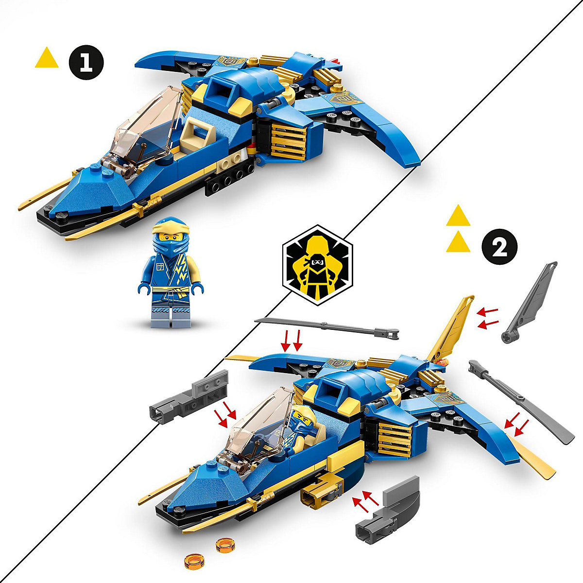 LEGO® Ninjago 71784 Jays Donner-Jet EVO