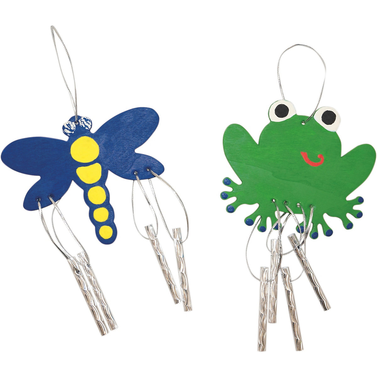 Windspiel Frosch, Libelle, Delphin, Pferd, 12 Stück