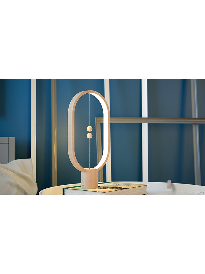 Designnest LED-Tischleuchte ''Heng'' in Hellbraun - (L)40 x (B)20 cm günstig kaufen onesize