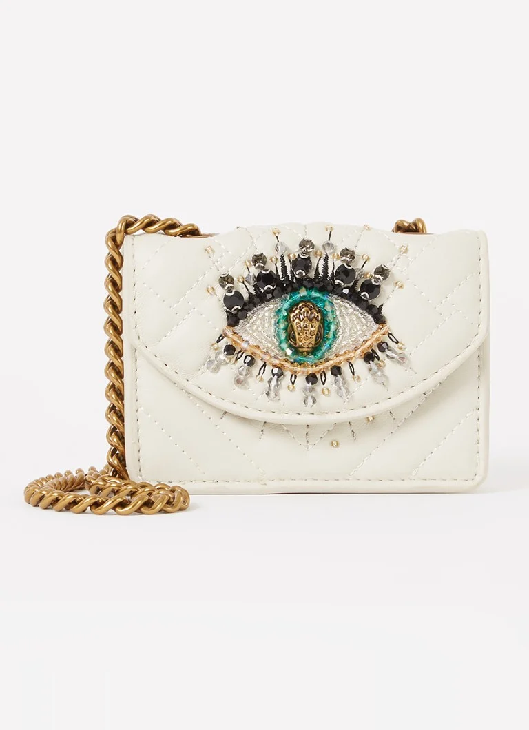 Borsa a tracolla trapuntata Micro Kensington Eye di Kurt Geiger