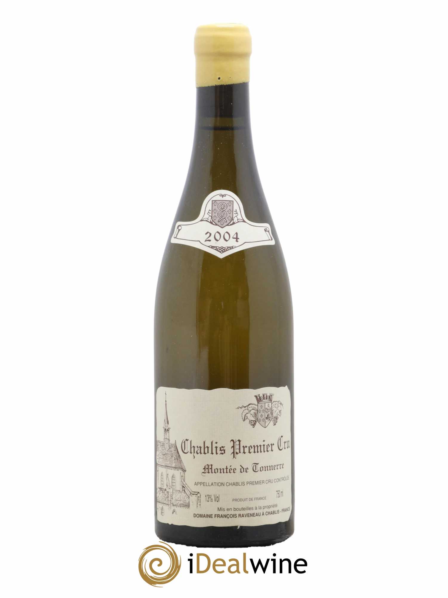 Chablis 1er Cru Montée de Tonnerre Raveneau (Domaine)  2004 - Lot de 1 Bouteille