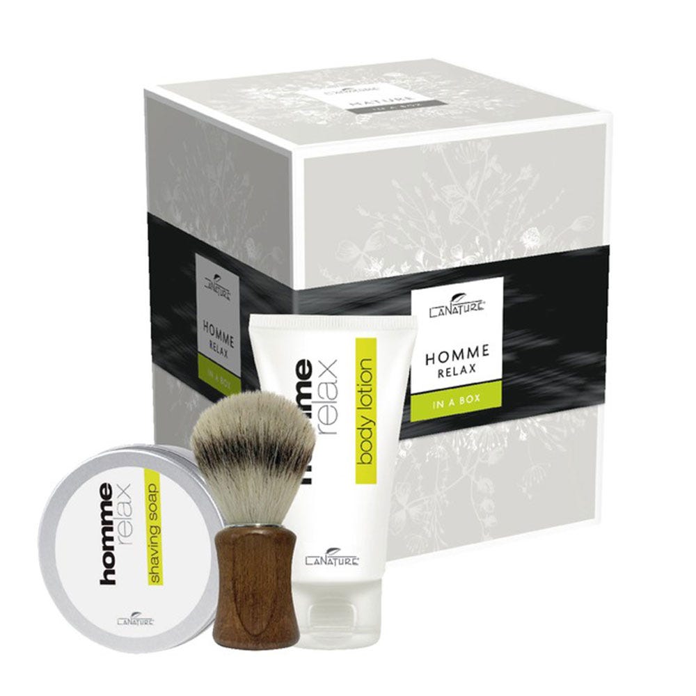 LaNature Homme relax Geschenkbox Vegan Shaving Box