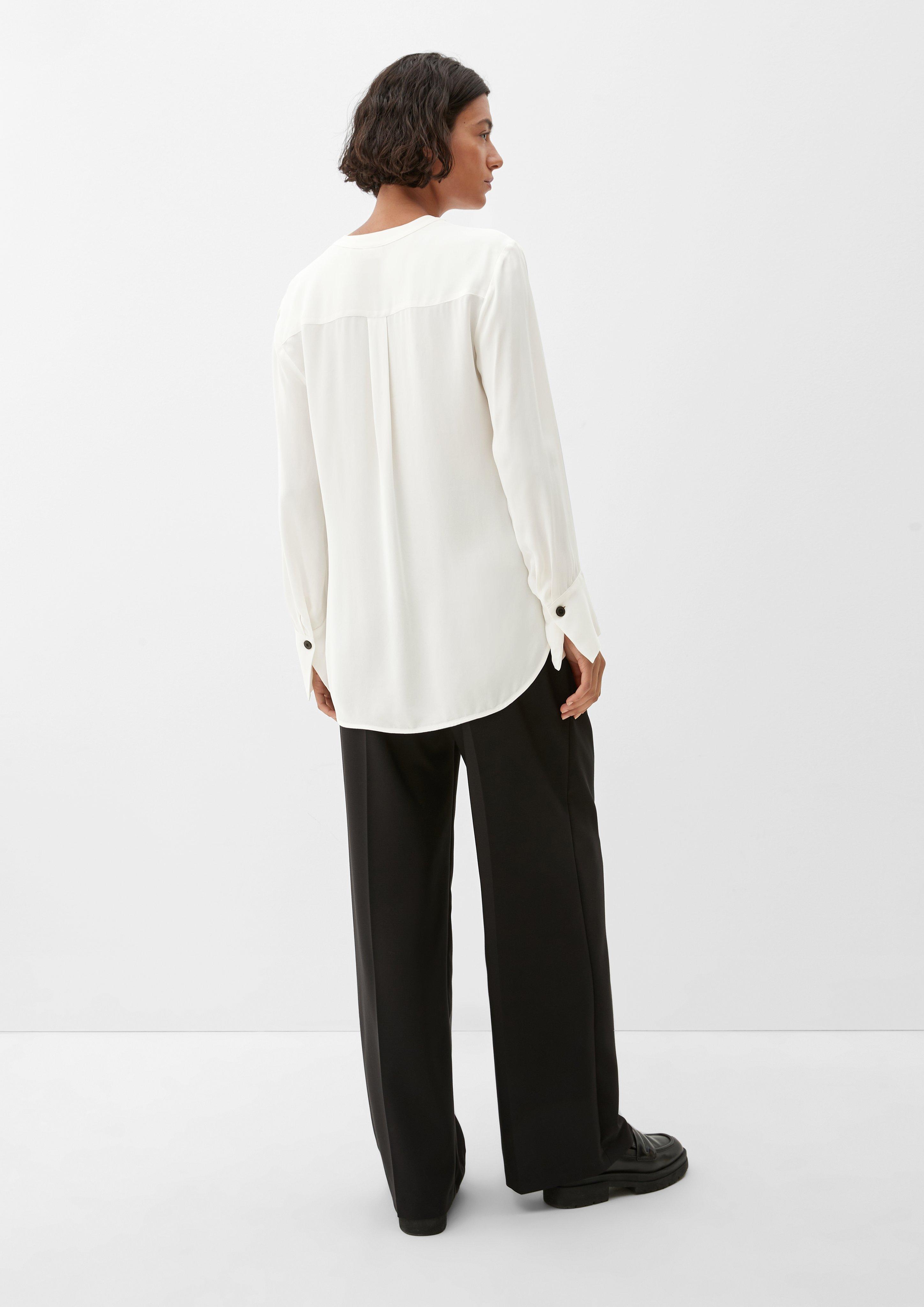 Bluse mit Crêpe-Struktur  2121826-0200