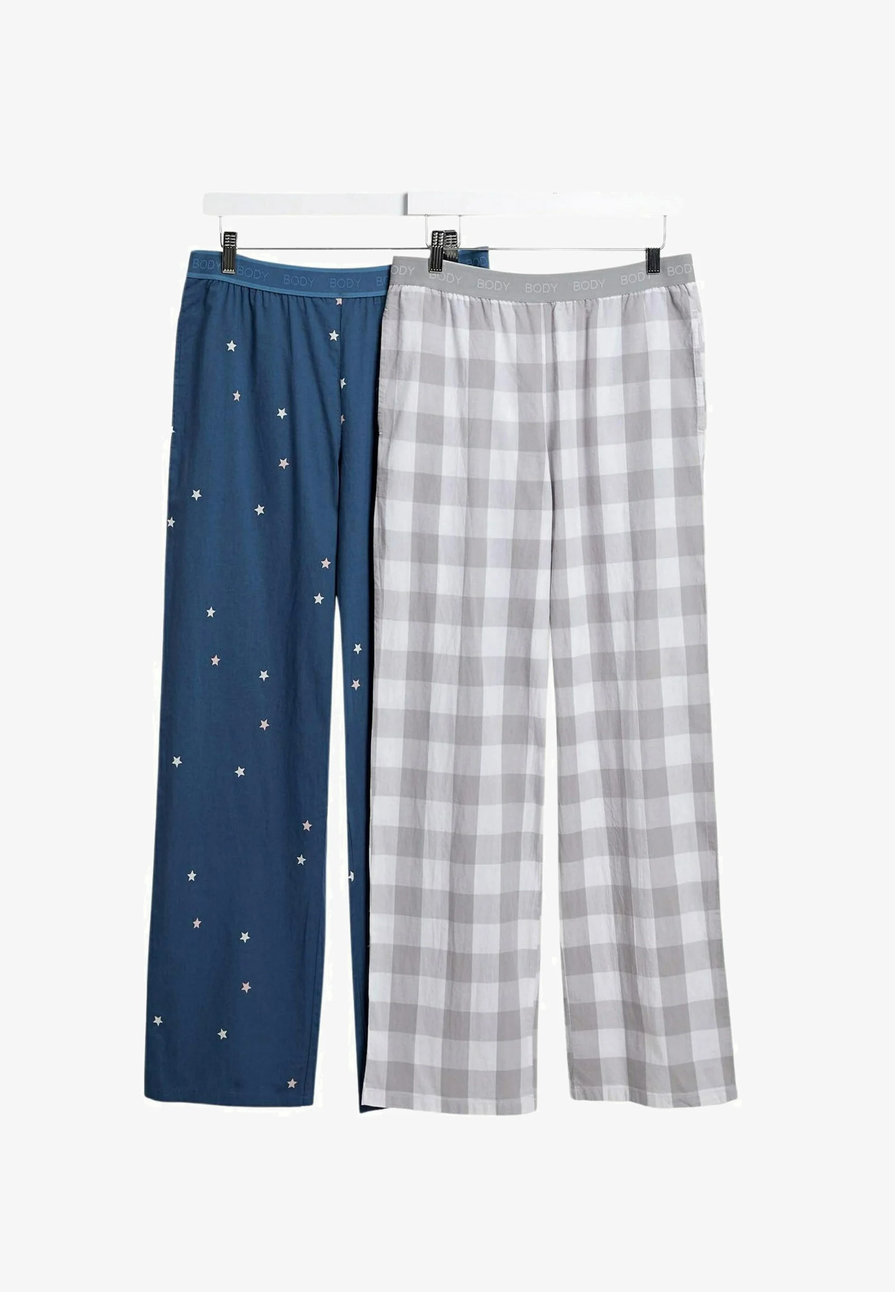 Marks & Spencer PAQUETE DE 2 ESTAMPADO DE ESTRELLAS Y CUADROS - Pantalones de pijama