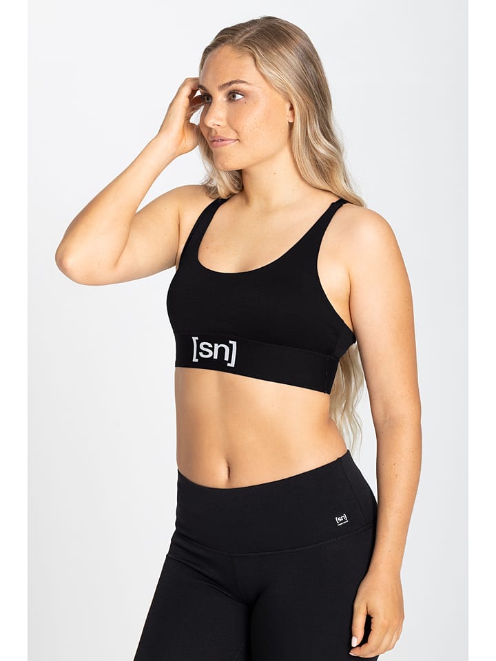 super.natural Sport-BH in Schwarz - Low günstig kaufen